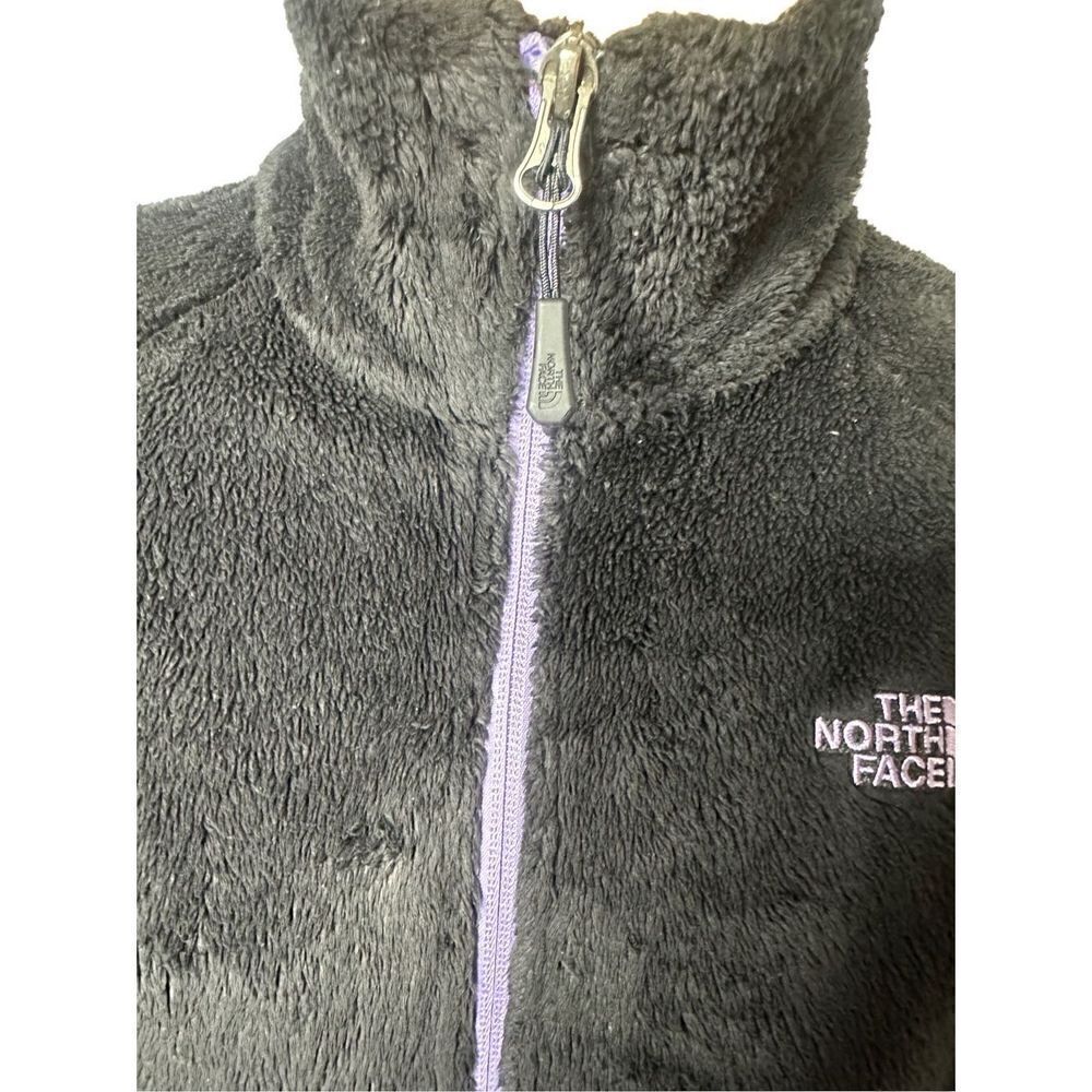 The North Face Osito 2 Black Lavender Plush Zip Up Jacket Women’s Size Small - Picture 2 of 13
